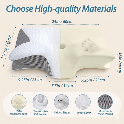 Butterfly Ergonomic Pillow