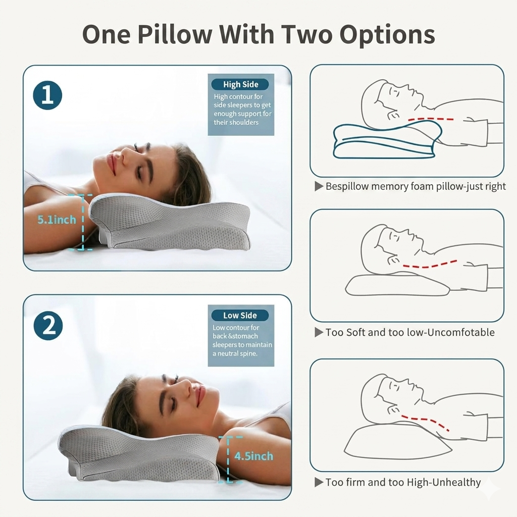 Butterfly Ergonomic Pillow