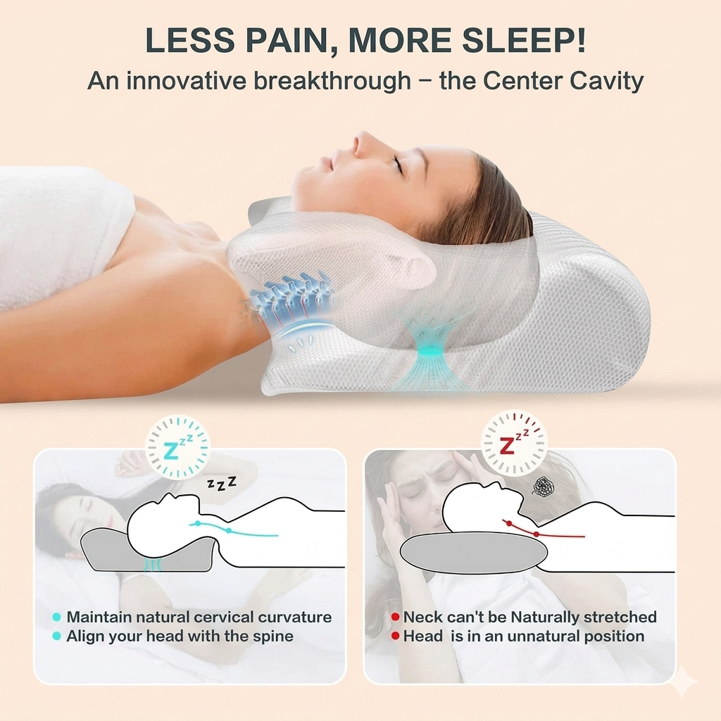 Butterfly Ergonomic Pillow